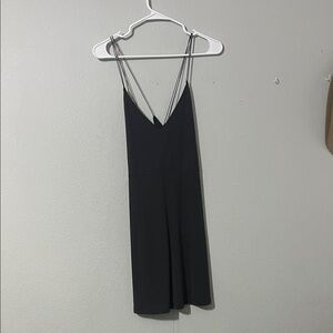 Forever 21 Black Backless Strappy Dress